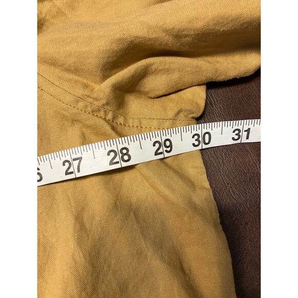 Harley Davidson Mens 3XL Tan Button Up Short Sleeve Skull H-DMC Cotton Linen New - Picture 14 of 15